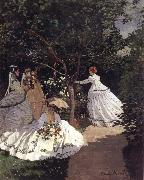 Claude Monet Femmes an Fardin oil painting artist